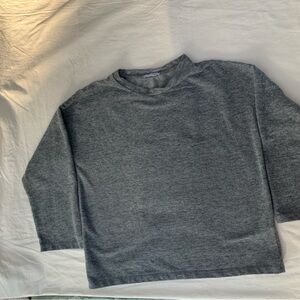Zara Heather Gray Knit Top